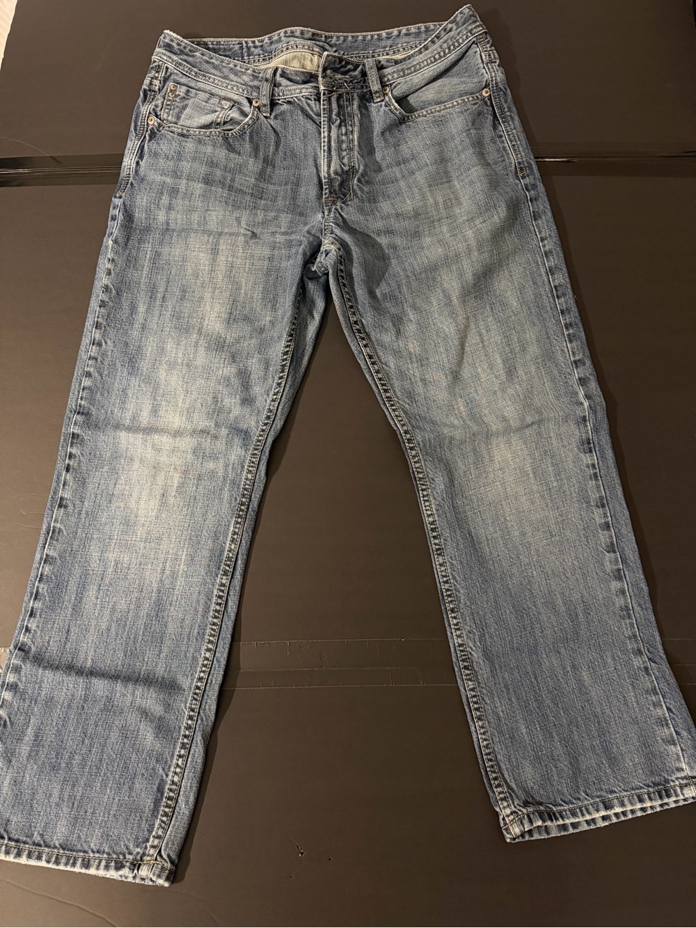 Buffalo David Bitton Men's Ruffer Basic 100% Cotton Straight Leg Jeans - Size 34